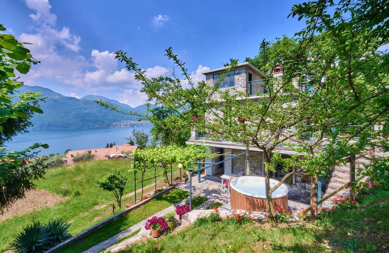 La Casetta Nel Bosco - Hot Tube And Sauna Lierna Εξωτερικό φωτογραφία