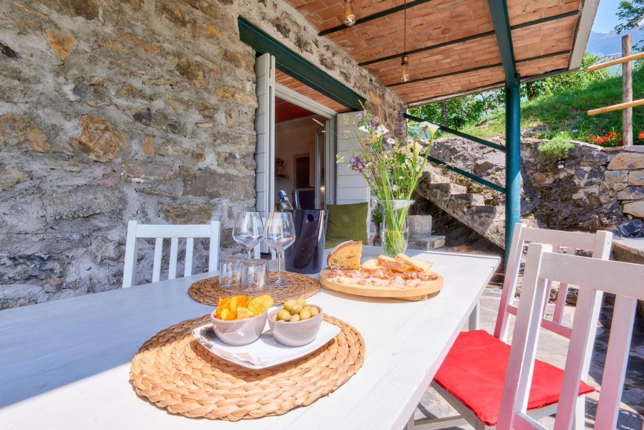 La Casetta Nel Bosco - Hot Tube And Sauna Lierna Εξωτερικό φωτογραφία